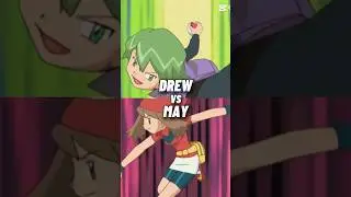 1v1 battle (Drew vs May)#pokemon #pokemonanime #anime #pokemonanime #1v1 #shorts #battle #ytshorts