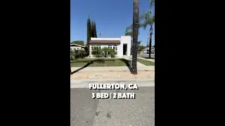 Fullerton Home For Sale | 3 bedrooms 2 bathrooms | Los Angeles Home Tour