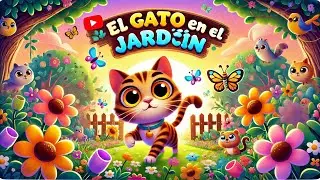 🐱El Gato En El Jard&iacute;n | Canci&oacute;n Infantil Divertida | Canta y Baila   #cancionesinfantiles