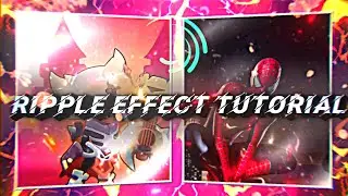 Simple circular Ripple effect tutorial + Presset in alight motion/After motion 