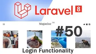 #50 Laravel 8 News Website | Login Functionality | Quick programming tutorial