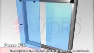 Como Instalar Box de Banheiro de Correr - PS do Vidro