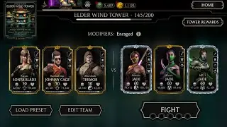 Evading All of Jades' X-rays | Fatal Elder Wind Tower Battle 145 | Mortal Kombat mobile