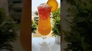 Sunset Bliss Mocktail 🍹#shorts