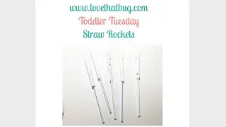 Straw Rockets For Kids
