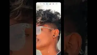 Autodesk SketchBook hairstyle editing telugu#shorts #short #chandueditz #trend #autodesksketchbook