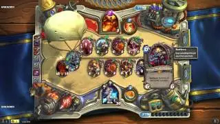 Hearthstone - Almost full battlefield Sneed's old shredder to Deathwing