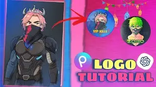 🔥How To Make Your Own Character Logo 🤯 Logo Kaisa Banaya Picsart Mai 🎉@zoroffxx  || FreeFire