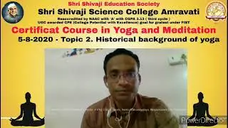 Historical Background of Yoga,