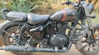 New 2025 bullet royal Enfield classic 350 gun gray silencer sound pataka reborn review #bulletlover