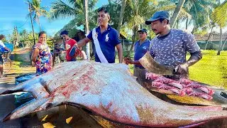 $4 Fish? RURAL STREET FOOD & HARD WORK | Authentic Village Fish Market Experience