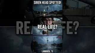 Siren Head seen in Lubbock Texas #halloween #sirenhead #siren #therodrigueztwins #tx #hantu #scary