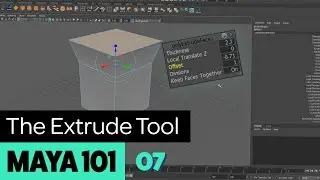 07 Maya Tutorial - Using the Extrude Tool