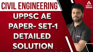 UPPSC AE 2021 | Civil Engineering | UPPSC AE Paper Detailed Solution #1