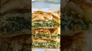 Спанакопита!. Спанакопита (греческий шпинатный пирог с фетой и тестом фило). Греческий шпинатный ...