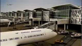 Sepinggan International Airport, the project