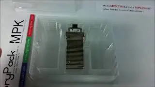 X2 transceiver stackable esd plastic box MPK2265B7 ( www.sfppack.com )