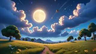 The Moon Is Playing Peekaboo 🌝🙈 | Fun Imagination & Nighttime Adventure | Educational Video for Kids