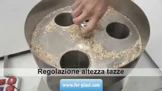 Ferplast dosatore KFG a tazze prova con riso