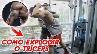 Como Treinar Braços - Tríceps Francês #treiodebraço