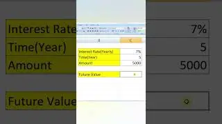 FV formula part-2 in Excel #bengali #excelformula #education