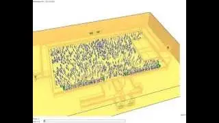 FDS Evac Small Concert area evacuation NO SMOKE