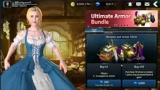 Darkness Rises Gear & Costume Event Spend 6k Diamond