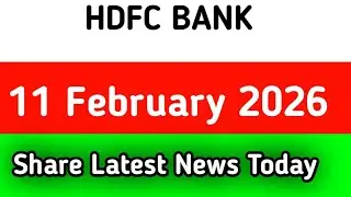 hdfc bank share news || hdfc bank share news today