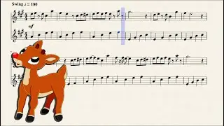 Rudolph The Red Nosed Reindeer (Alto and Bari Sax Duet)