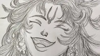 Lord Krishna drawing ✨ how to draw krishna ji anime style@MuNuToons96 #krishna #trending #anime #art