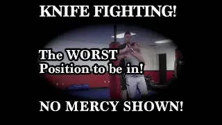 KNIFE FIGHTING - The WORST Position to be in!!! A BRUTAL LESSON in RAW Silat