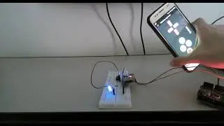 Accelerometer | Esp32 | Flutter | Controlling led brightness with accelerometer via WiFi.