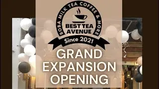Best Tea Avenue || The First Bubble Tea Shop in Erbil Kurdistan Iraq || Grand Opening & Blessing