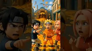 The city was flooded with pizzas #naruto #animetoons #ai #anime #toons #funny