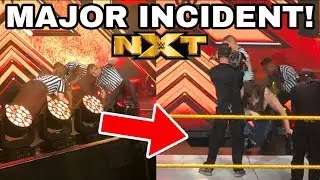 MAJOR INCIDENT AT WWE NXT TV TAPINGS!!! (Contains Spoilers)