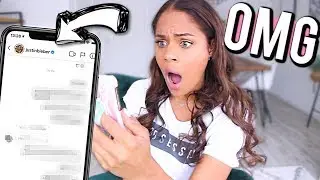 IK STUURDE 50 BEKENDE MENSEN EEN DM & DIT GEBEURDE ER || Denise Anna