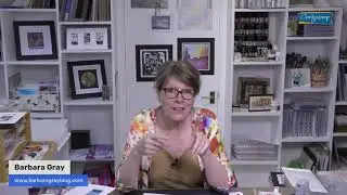 A Moment of Clarity with Barbara Gray - Stamping up the Floral Linocut Stamps - Part 2