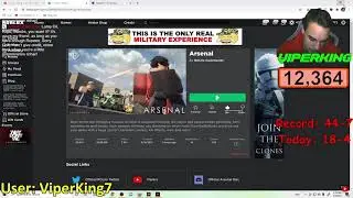 Rickrolling ViperKing for the 5th Time! (GlobalPanda7678)