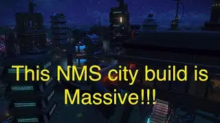 Huge No Mans Sky city!