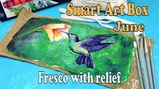 Fresco with relief- SmartArt Box June