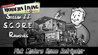 Fallout 76 | Season 22: Appalachian Modern Living | Pink Modern Home Refrigator | Rewards Location |