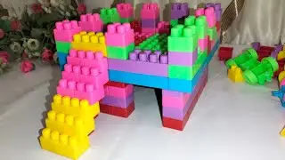 Satisfying DIY Lego blocks House with stairs | lego sounds | ASMR building block
