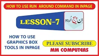 How To Use Graphics Box Tools & How To Use Runaround Command In Inpage Urdu  Lesson-7 Urdu/Hindi