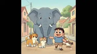 Animal Sounds Action Song for Kids | Toddlers & Preschool #childrenssongs #trendingvideo