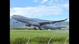Airbus A330-200 MRTT de l'Armée de l'Air ,F-UJCG @ St Denis de la Réunion (RUN)