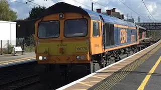 GBRf 66770 - 4D80 1347 Peterborough North Yard GBRf to Doncaster Royal Mail Terminal 28/09/2025