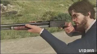 Remington Model 14 pump action rifle sound effect 