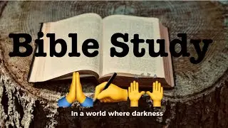Here are some ideas on how to study the Bible