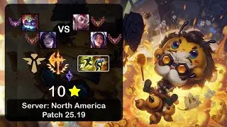 Heimerdinger Support + Kai'Sa vs Rakan + Irelia - NA Master - Patch 25.19