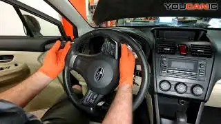 Subaru Impreza 2012-2016 — замена подушки безопасности рулевого колеса
